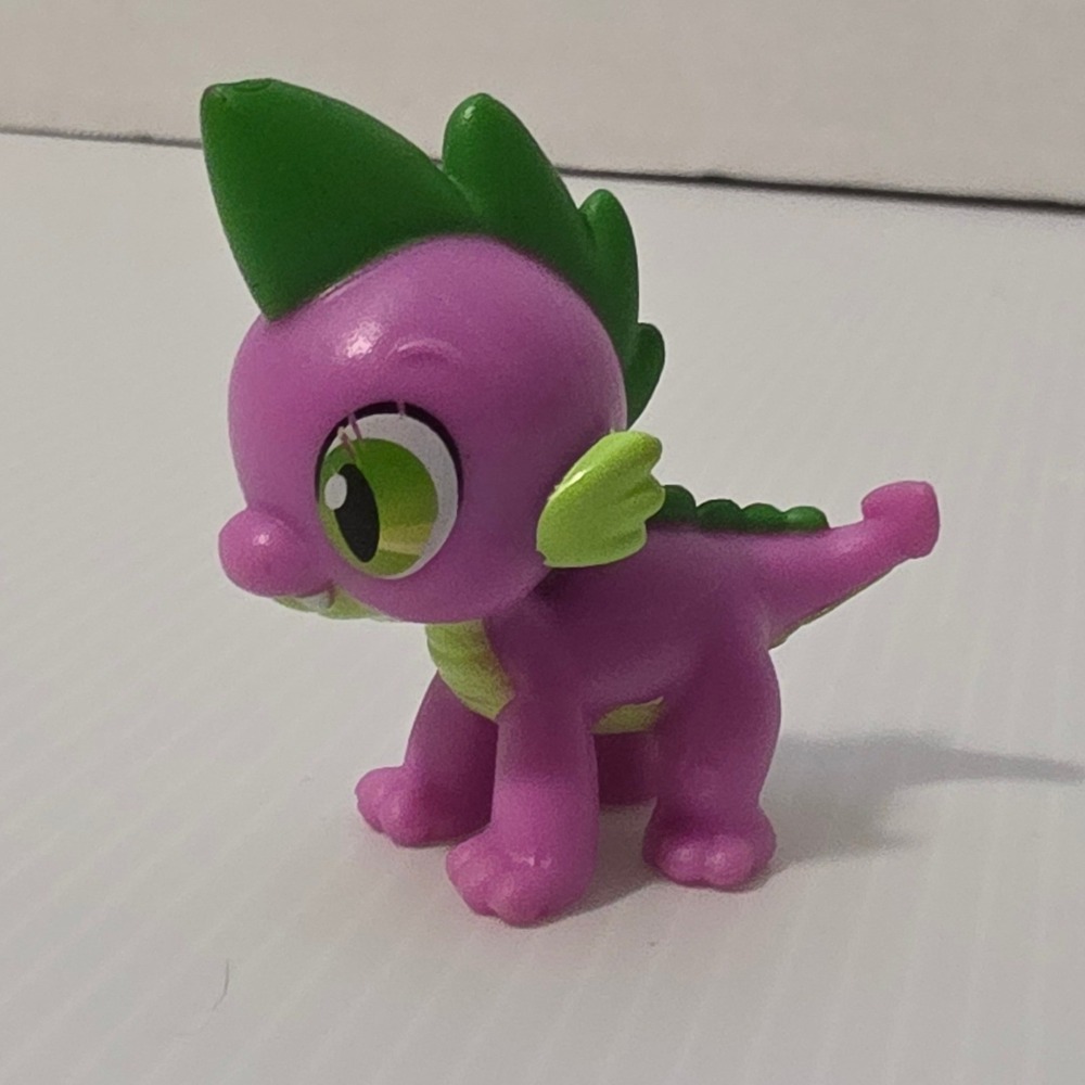 Hasbro My Little Pony Spike Dragon Mini Figure Purple Green Fair Condition